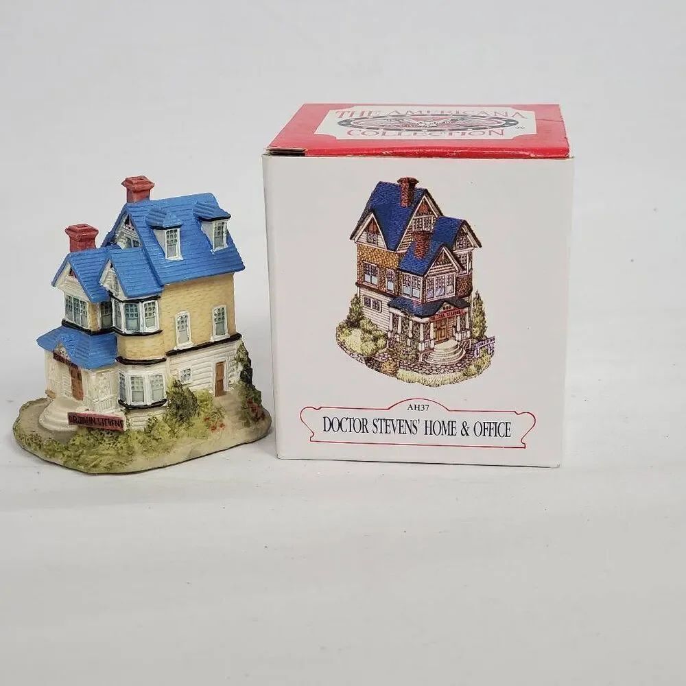 Liberty Falls Doctor Stevens’ Home & Office AH37 Figurine w/ Box
